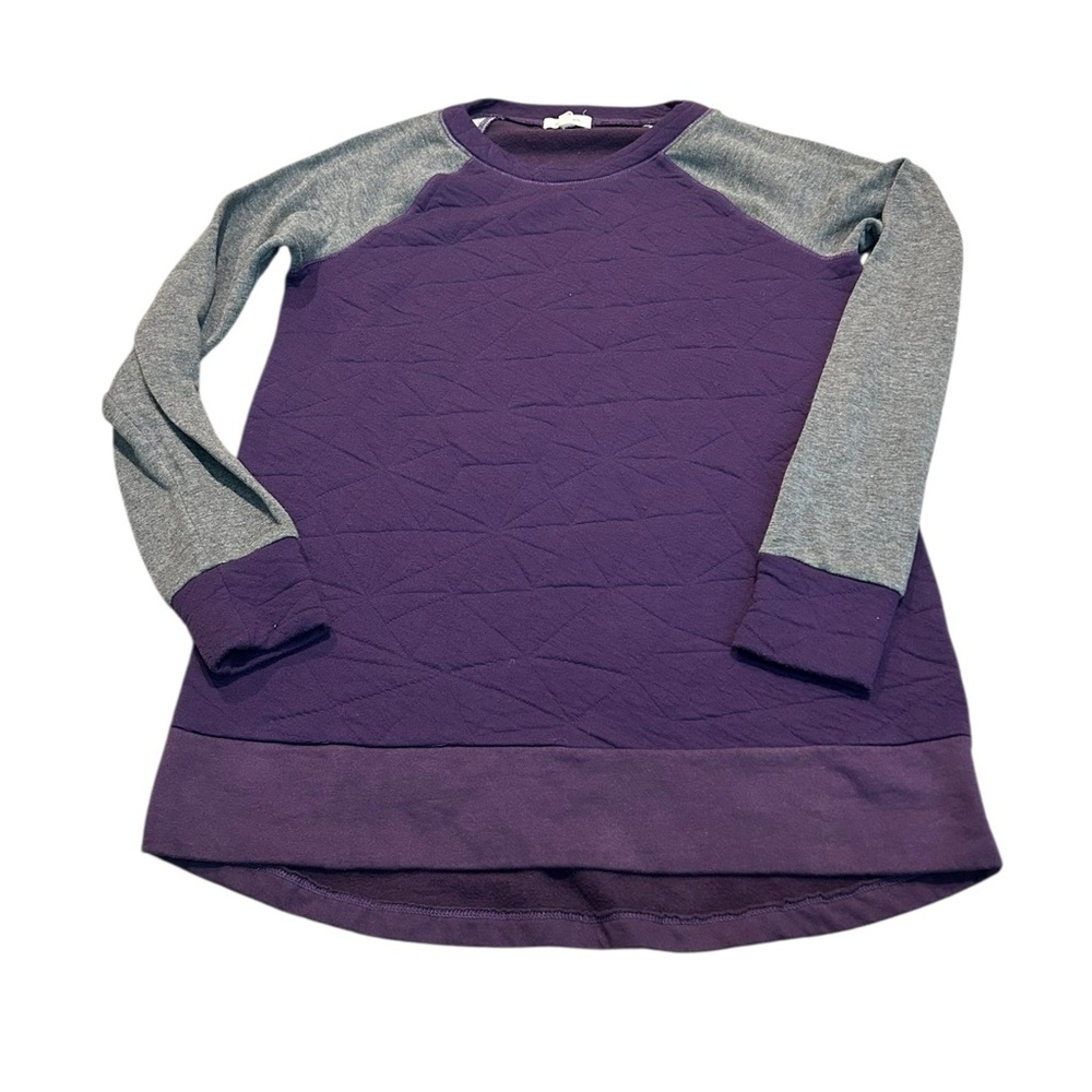 3/$15 PINK LOTUS heathered fleece Raglan